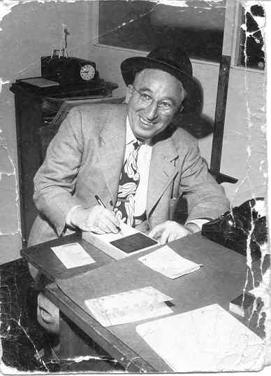 My grandfather, at his office.